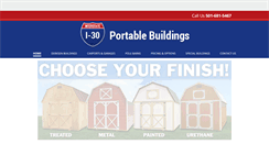 Desktop Screenshot of i-30portablebuildings.com